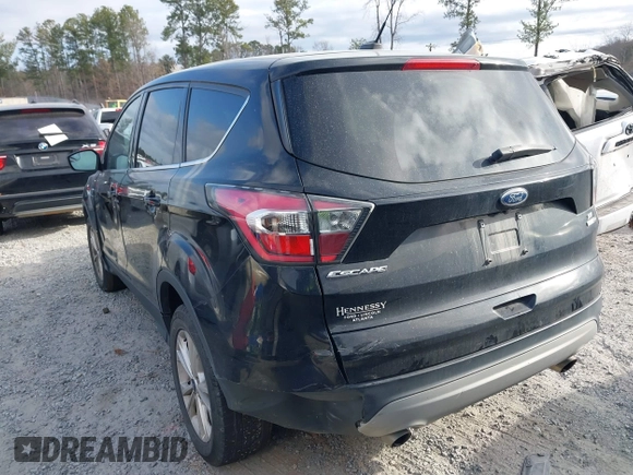 2017 Ford Escape SE with VIN 1FMCU9G93HUA51924, listed as a IAAI auction lot 41711537 with 163,297 mi miles and . Bid and sale history available at carsss.com. Image 3.