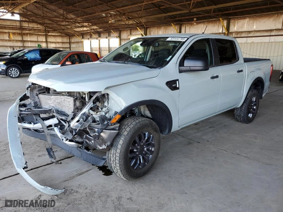 2021 Ford Ranger XL with VIN 1FTER4FH8MLD32580, listed as a Copart auction lot 50444795 with 88,923 mi miles and Salvage Title. Bid and sale history available at carsss.com. Image 1.