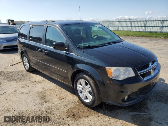 2013 Dodge Grand Caravan Crew with VIN 2C4RDGDG8DR741455, listed as a Copart auction lot 54420055 with 93,391 mi miles and Non Repairable. Bid and sale history available at DreamBid. Image 4.