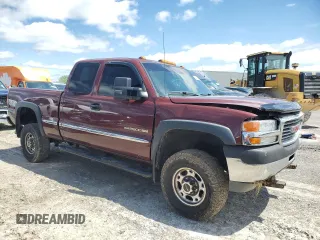 2002 GMC Sierra 2500HD SLE z VIN 1GTHK29U22E286311, wystawiony jako Copart lot #57425845 z przebiegiem Nie podano mil oraz Szkoda całkowita • Salvage title. Historia ofert i sprzedaży dostępna na DreamBid. Obrazek 4.