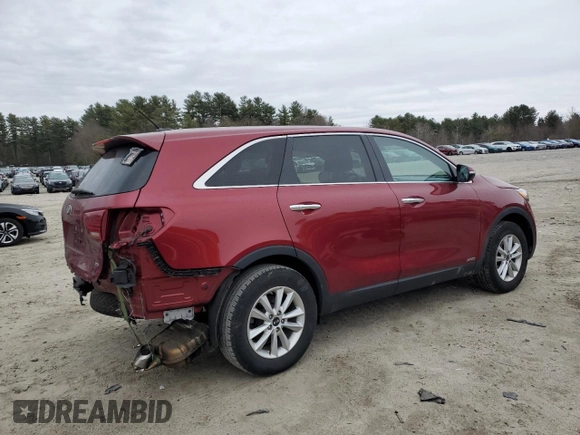 2020 Kia Sorento LX with VIN 5XYPGDA33LG664236, listed as a Copart auction lot 49856885 with 81,931 mi miles and Salvage Title. Bid and sale history available at DreamBid. Image 3.