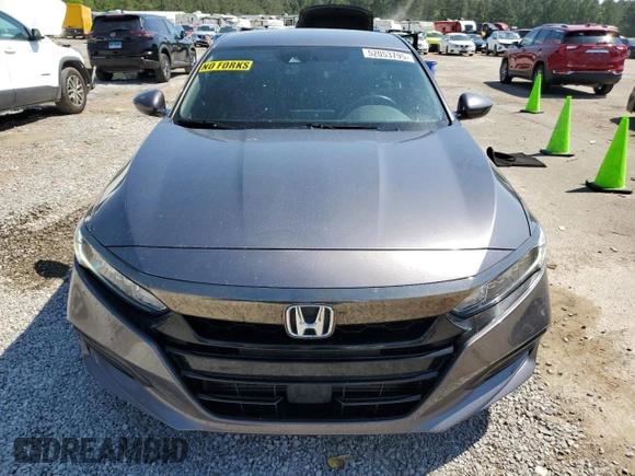 2019 Honda Accord Sport with VIN 1HGCV1F31KA080588, listed as a Copart auction lot 52053795 with 137,268 mi miles and Salvage Title. Bid and sale history available at DreamBid. Image 5.