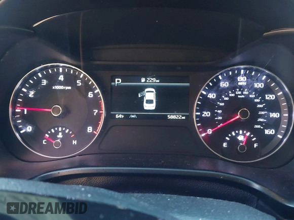 2022 Kia Forte LXS with VIN 3KPF24AD0NE472873, listed as a IAAI auction lot 41359704 with 58,822 mi miles and . Bid and sale history available at DreamBid. Image 7.