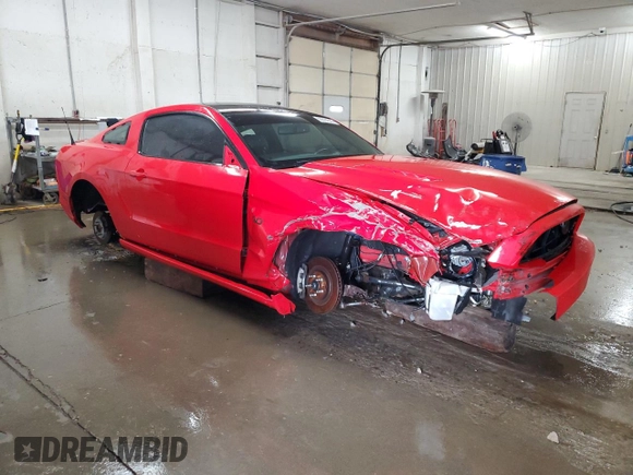 2013 Ford Mustang GT with VIN 1ZVBP8CF8D5263930, listed as a Copart auction lot 55014525 with 166,983 mi miles and Salvage title. Bid and sale history available at DreamBid. Image 4.