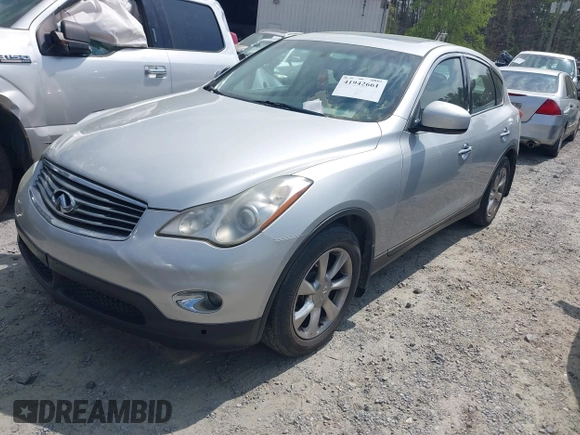 2008 Infiniti EX Journey with VIN JNKAJ09E98M301661, listed as a IAAI auction lot 41942661 with Not Provided miles and . Bid and sale history available at DreamBid. Image 2.