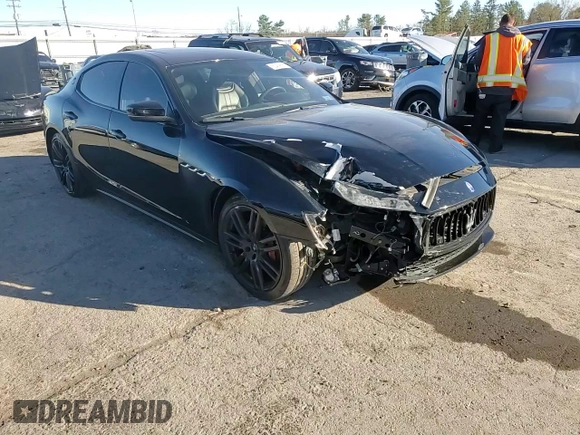 2017 Maserati Ghibli with VIN ZAM57XSS2H1249720, listed as a Copart auction lot 80409684 with 56,769 mi miles and Salvage Title. Bid and sale history available at carsss.com. Image 11.