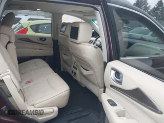 2015 Infiniti QX60 with VIN 5N1AL0MM8FC521835, listed as a IAAI auction lot 41684258 with 100,266 mi miles. Bid and sale history available at carsss.com. Image 8.