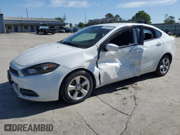 2015 Dodge Dart SXT with VIN 1C3CDFBBXFD128383, listed as a Copart auction lot 54830085 with 97,097 mi miles and Salvage title. Bid and sale history available at DreamBid. Image 1.