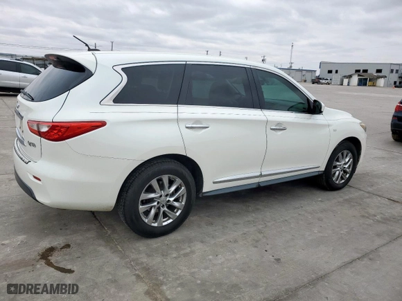 2015 Infiniti QX60 with VIN 5N1AL0MN4FC524160, listed as a Copart auction lot 46067305 with NaN miles and Salvage Title. Bid and sale history available at carsss.com. Image 3.