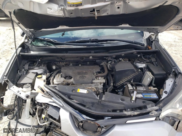 2017 Toyota RAV4 XLE with VIN 2T3RFREV3HW600551, listed as a Copart auction lot 50190985 with 40,828 mi miles and Salvage Title. Bid and sale history available at carsss.com. Image 12.