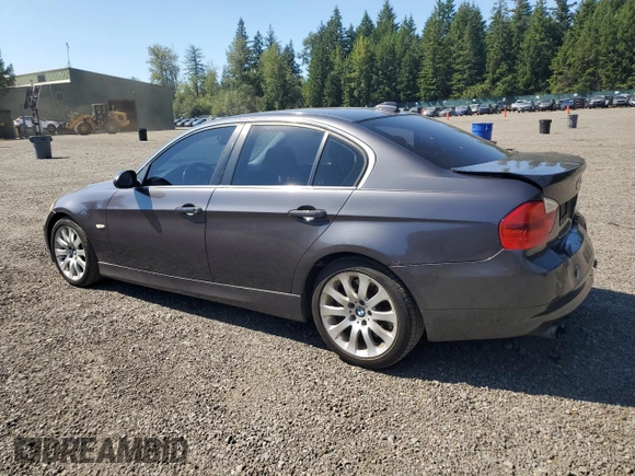 2006 BMW 3 Series 330i with VIN WBAVB33506KR72281, listed as a Copart auction lot 65057785 with 190,277 mi miles and Salvage title. Bid and sale history available at DreamBid. Image 2.