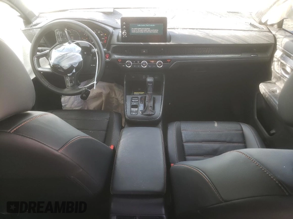 2024 Honda CR-V Sport-L with VIN 7FARS5H85RE009398, listed as a Copart auction lot 46808605 with 23,926 mi miles and Salvage Title. Bid and sale history available at DreamBid. Image 8.