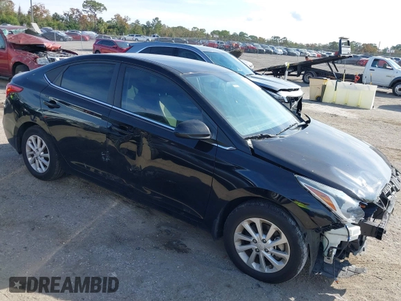 2019 Hyundai Accent SE with VIN 3KPC24A32KE060928, listed as a IAAI auction lot 41190538 with 81,971 mi miles. Bid and sale history available at carsss.com. Image 1.