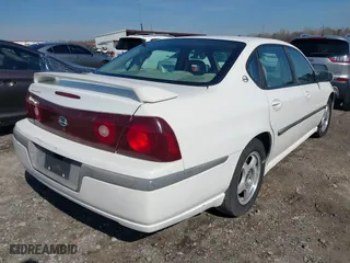 2001 Chevrolet Impala LS with VIN 2G1WH55K219250334, listed as a IAAI auction lot 41832721 with 1 mi miles. Bid and sale history available at carsss.com. Image 4.