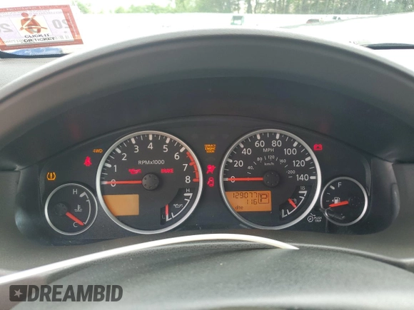 2011 Nissan Pathfinder S with VIN 5N1AR1NBXBC625013, listed as a Copart auction lot 57162565 with 129,077 mi miles and Salvage title. Bid and sale history available at DreamBid. Image 9.