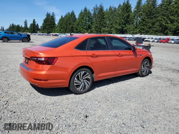 2021 Volkswagen Jetta SEL with VIN 3VWE57BUXMM099832, listed as a Copart auction lot 58607035 with 71,519 mi miles and Salvage title. Bid and sale history available at DreamBid. Image 3.