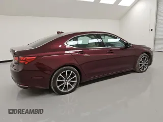 2015 Acura TLX V6 with VIN 19UUB2F30FA020309, listed as a Copart auction lot 50154955 with 109,769 mi miles and Clean Title. Bid and sale history available at carsss.com. Image 3.