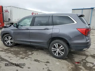 2018 Honda Pilot EX-L with VIN 5FNYF6H57JB017756, listed as a Copart auction lot 44122985 with 78,170 mi miles and Salvage Title. Bid and sale history available at carsss.com. Image 2.