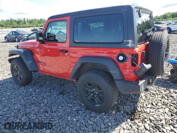 2021 Jeep Wrangler Sport with VIN 1C4GJXAG7MW801107, listed as a Copart auction lot 67925804 with 32,740 mi miles and Salvage Title. Bid and sale history available at DreamBid. Image 2.