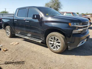 2021 Chevrolet Silverado 1500 High Country with VIN 3GCUYHED9MG482571, listed as a Copart auction lot 75401564 with 48,701 mi miles and Clean Title. Bid and sale history available at carsss.com. Image 4.