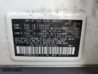 2014 Subaru Outback 2.5i Limited with VIN 4S4BRCPCXE3248385, listed as a Copart auction lot 45761875 with 99,619 mi miles and Salvage Title. Bid and sale history available at carsss.com. Image 13.