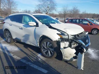 2019 Nissan Murano S with VIN 5N1AZ2MS8KN109969, listed as a IAAI auction lot 41168328 with 66,946 mi miles. Bid and sale history available at carsss.com. Image 1.