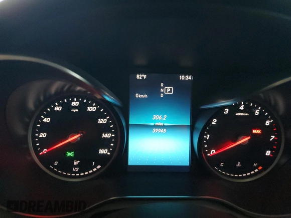 2019 Mercedes-Benz C 300 z VIN 55SWF8EB7KU317875, wystawiony jako Copart lot #55360285 z przebiegiem 39 945 mil mil oraz Szkoda całkowita • Salvage title. Historia ofert i sprzedaży dostępna na DreamBid. Obrazek 9.