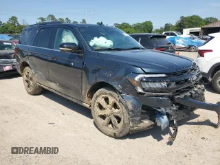 2024 Ford Expedition Limited with VIN 1FMJU2AG0REA09583, listed as a Copart auction lot 53268825 with 9,274 mi miles and Salvage title. Bid and sale history available at DreamBid. Image 4.