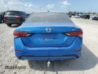 2020 Nissan Sentra SV with VIN 3N1AB8CV6LY208675, listed as a Copart auction lot 53097855 with 90,725 mi miles and Non Repairable. Bid and sale history available at carsss.com. Image 6.