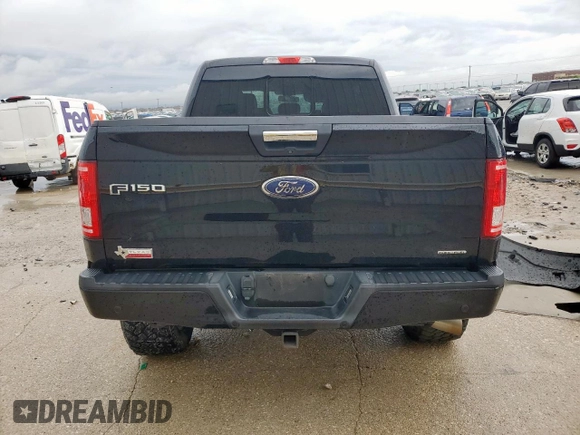 2016 Ford F-150 XLT with VIN 1FTEW1EF1GKF63192, listed as a Copart auction lot 55242505 with 65,516 mi miles and Salvage Title. Bid and sale history available at carsss.com. Image 6.