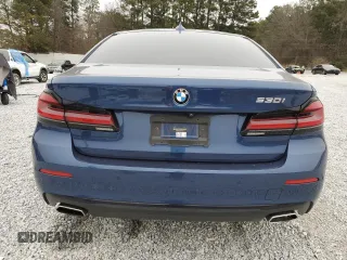 2021 BMW 5 Series 530i with VIN WBA53BH00MCF15209, listed as a Copart auction lot 89083835 with Not provided miles and Salvage title. Bid and sale history available at DreamBid. Image 6.