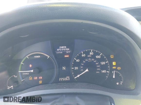 2010 Lexus RX 450h with VIN JTJBC1BA0A2409128, listed as a IAAI auction lot 40979987 with 225,063 mi miles and . Bid and sale history available at DreamBid. Image 7.