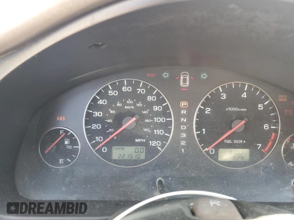 2003 Subaru Legacy Outback with VIN 4S3BH675937605264, listed as a Copart auction lot 53345015 with 221,510 mi miles and Salvage title. Bid and sale history available at DreamBid. Image 9.