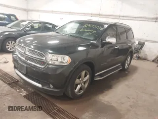 2013 Dodge Durango Citadel with VIN 1C4SDJET9DC661861, listed as a IAAI auction lot 42597126 with 187,631 mi miles and . Bid and sale history available at DreamBid. Image 2.