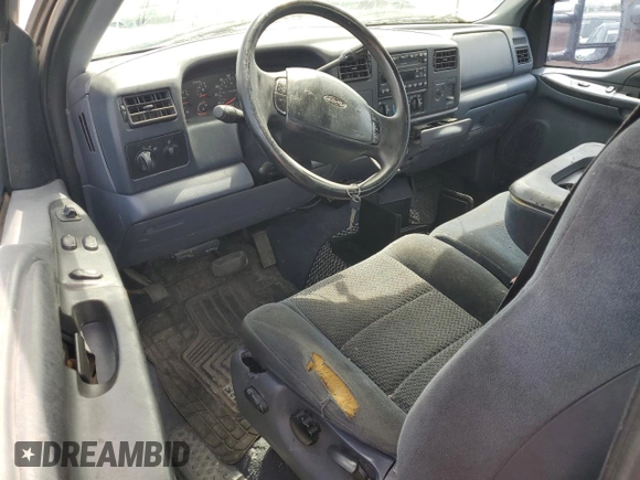 2001 Ford Super Duty F-250 XL with VIN 1FTNX20F61EB23095, listed as a Copart auction lot 74060304 with 458,656 mi miles and Salvage Title. Bid and sale history available at carsss.com. Image 8.
