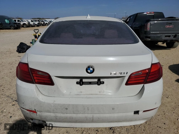 2013 BMW 5 Series 528i with VIN WBAXG5C51DD231242, listed as a Copart auction lot 48218565 with 107,166 mi miles and Salvage Title. Bid and sale history available at carsss.com. Image 6.