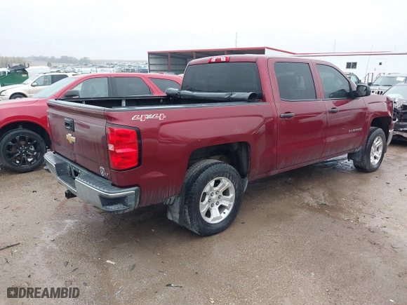 2014 Chevrolet Silverado 1500 LT with VIN 3GCUKREC6EG454842, listed as a IAAI auction lot 40831621 with 158,930 mi miles. Bid and sale history available at carsss.com. Image 4.