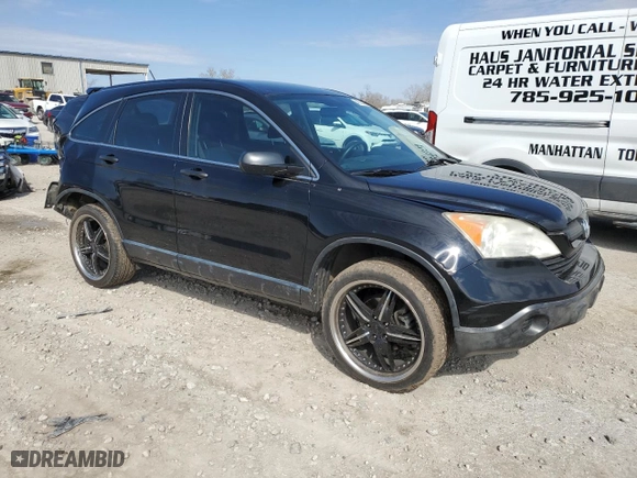 2007 Honda CR-V LX with VIN JHLRE38377C048423, listed as a Copart auction lot 48793054 with 99,212 mi miles and Salvage Title. Bid and sale history available at carsss.com. Image 4.