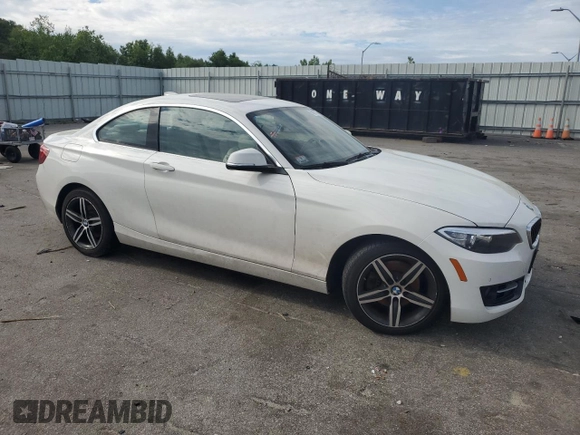 2017 BMW 2 Series 230i xDrive with VIN WBA2H9C38HV986921, listed as a Copart auction lot 56912314 with 80,226 mi miles and Salvage Title. Bid and sale history available at carsss.com. Image 4.