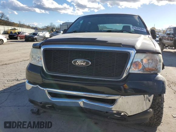2006 Ford F-150 XLT with VIN 1FTRW14W46KC69965, listed as a Copart auction lot 81639584 with 208,013 mi miles and Salvage Title. Bid and sale history available at carsss.com. Image 5.