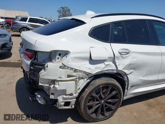 2021 BMW X4 xDrive30i with VIN 5UX2V1C07M9F78742, listed as a IAAI auction lot 42529383 with 40,786 mi miles and . Bid and sale history available at DreamBid. Image 6.