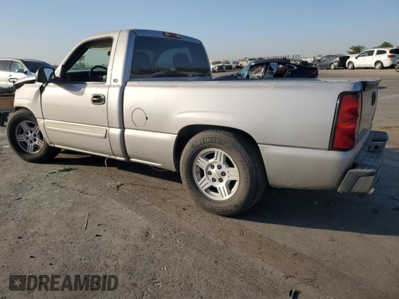 2004 Chevrolet Silverado 1500 LS with VIN 1GCEC14V24Z321550, listed as a Copart auction lot 75447474 with 165,225 mi miles and Salvage Title. Bid and sale history available at carsss.com. Image 2.