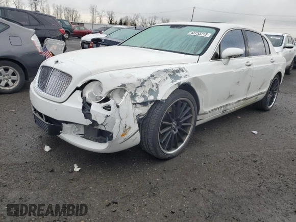 2006 Bentley Flying Spur with VIN SCBBR53W36C037890, listed as a Copart auction lot 43753215 with 61,363 mi miles and Salvage Title. Bid and sale history available at DreamBid. Image 1.