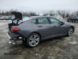 2021 Acura TLX w/Technology Package with VIN 19UUB6F48MA001374, listed as a Copart auction lot 44976495 with 31,888 mi miles and Salvage Title. Bid and sale history available at carsss.com. Image 3.