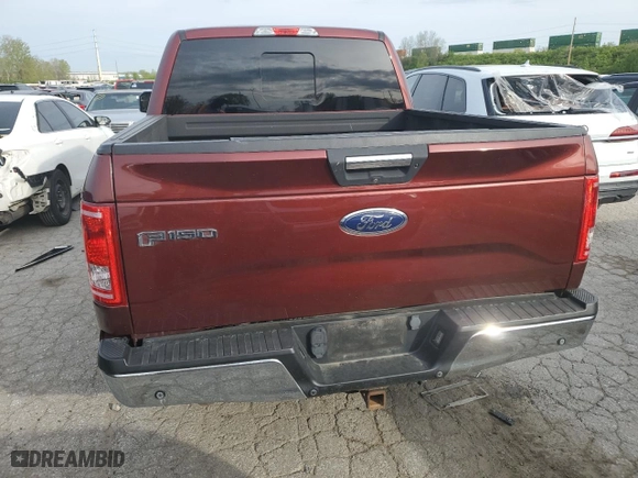 2016 Ford F-150 XLT with VIN 1FTEW1EP3GKD94446, listed as a Copart auction lot 49821574 with 206,534 mi miles and Salvage Title. Bid and sale history available at carsss.com. Image 6.