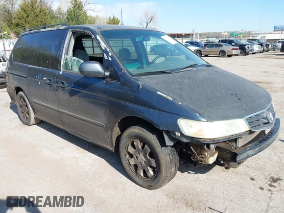 2004 Honda Odyssey EX z VIN 5FNRL18644B044510, wystawiony jako IAAI lot #41868221 z przebiegiem 278 296 mil mil oraz . Historia ofert i sprzedaży dostępna na DreamBid. Obrazek 1.