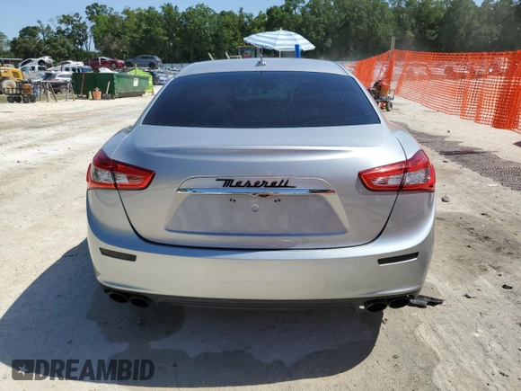 2015 Maserati Ghibli с VIN ZAM57XSA9F1154155, выставлен на аукционе Copart как лот 57093695 с пробегом 63 190 миль миль и Списание • Salvage title. История ставок и продаж доступна на DreamBid. Изображение 6.