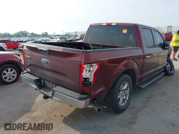 2015 Ford F-150 XL with VIN 1FTEW1CP0FKF21848, listed as a IAAI auction lot 42205248 with Not provided miles and . Bid and sale history available at DreamBid. Image 4.