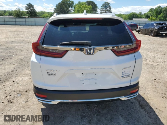 2022 Honda CR-V Touring z VIN 5J6RT6H93NL058303, wystawiony jako Copart lot #56411375 z przebiegiem 20 896 mil mil oraz Szkoda całkowita • Salvage title. Historia ofert i sprzedaży dostępna na DreamBid. Obrazek 6.