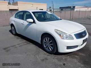 2009 Infiniti G37 Sedan Journey with VIN JNKCV61E59M303596, listed as a IAAI auction lot 41582752 with 158,903 mi miles. Bid and sale history available at carsss.com. Image 1.